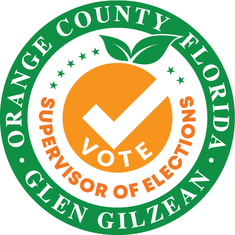 Orange County Supervisor of Elections logo.